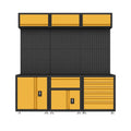 Werkzeugschrank Set Stahl Gelb Schwarz 200x60x200cm