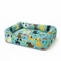 Hundebett aus Polyester mit Hunde-Print