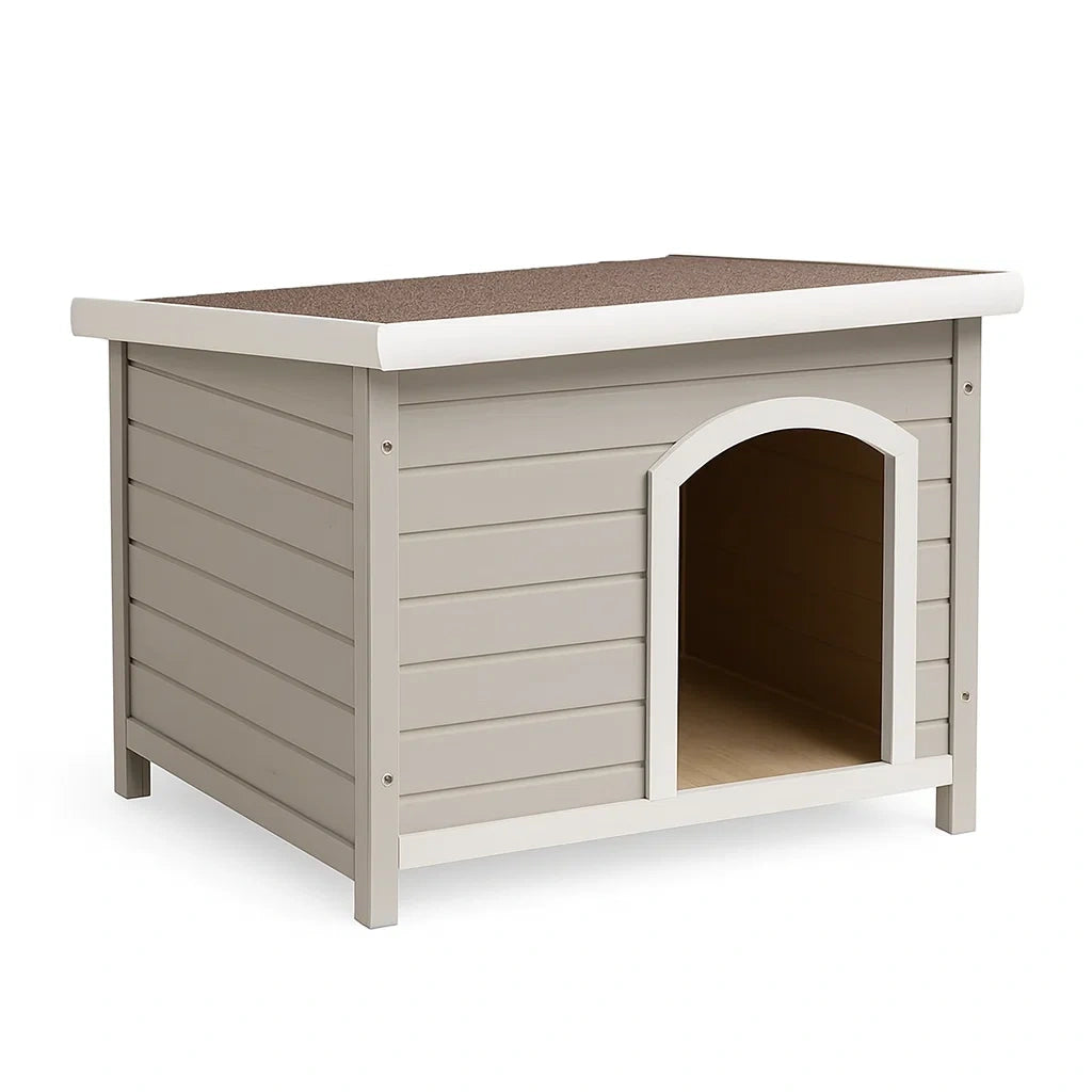 Hundehütte Holz Grau 85x58x60cm