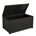 Garten Aufbewahrungsbox Kunststoff Schwarz 120x45x60 cm