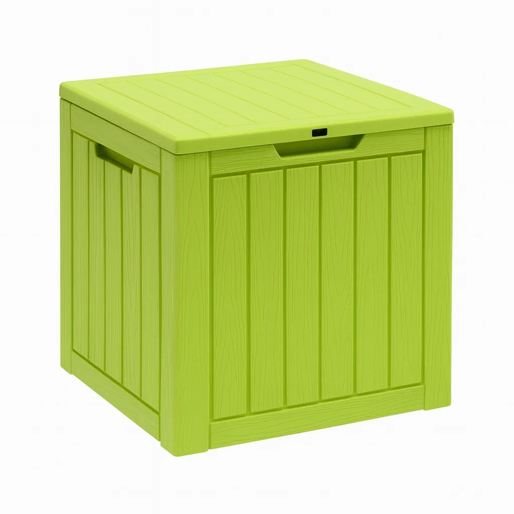 Kunststoff-Aufbewahrungsbox Grün 55x55x58cm
